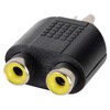 Pronomic AD-CF2MC Adaptor - 2x RCA Female to RCA Male
