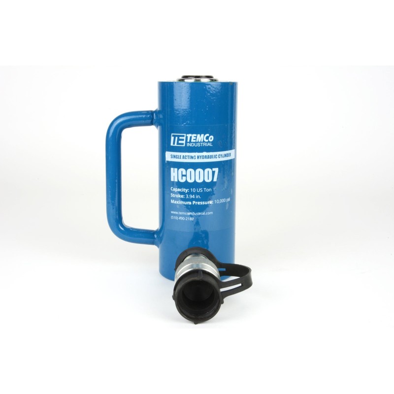 TEMCo HC0007 - Hydraulic Cylinder Ram Single Acting 10 TON