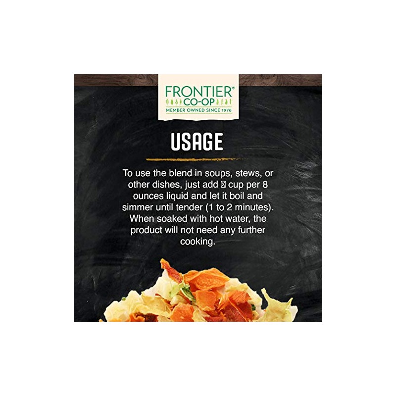 Frontier Co-op Organic Vegetable Soup Blend 1lb