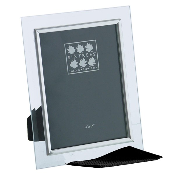 Sixtrees ST126-68 Flat Bevelled Glass 8x6 inch Photo Frame with