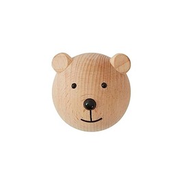 OYOY Mini Wooden Wall Hook with Bear Design 4.5 x 6 x 4.5 cm