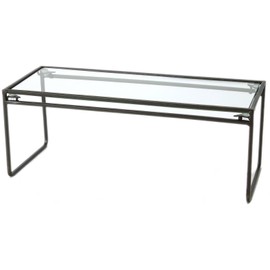 SOW Joseph Iron DTFF2661SW Wide Small Glass Display Stand