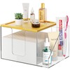 VITVITI Disposable Face Towel Holder Box, Acrylic Clean Skin Club