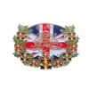 Merry Christmas Xmas New Year Union Jack UK Flag Pin