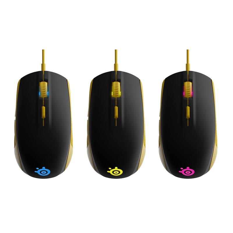 SteelSeries Rival 100 Proton Yellow 62340 Gaming Mouse