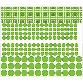 CAA Trading 407pcs Glow in The Dark Round Dot Stickers Luminous Wall Sticker Kids Bedroom Nursery