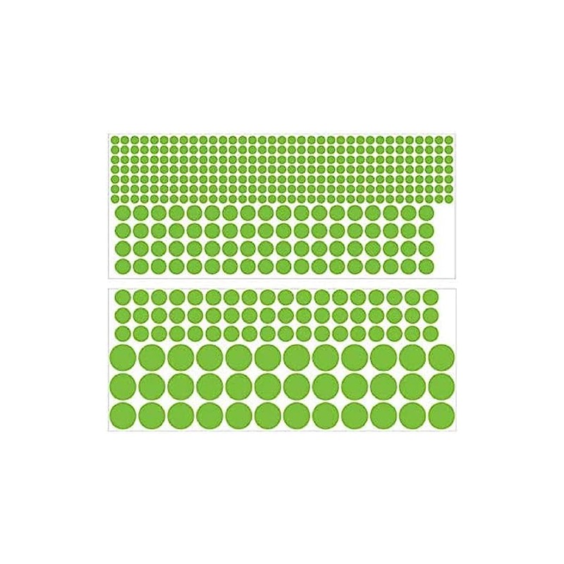 CAA Trading 407pcs Glow in The Dark Round Dot Stickers