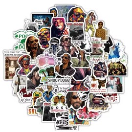 60 pcs Snizoop Dogg Sticker Pack – Celebrate Hip-Hop Culture