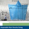 Emergency Disposable Rain Ponchos 5, 10, or 200 Pack (Pink,