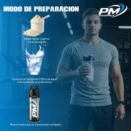 Creatina Monohidratada Promex 1kg 200 Servicios Sabores Naranja                                                                                       