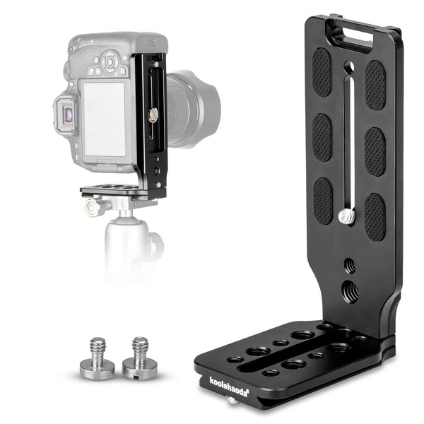 Koolehaoda L Shape Camera Bracket, Video Vertical Shooting Quick Release