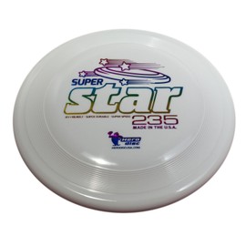 Hero Super Star Flying Dog Sport Disc - White