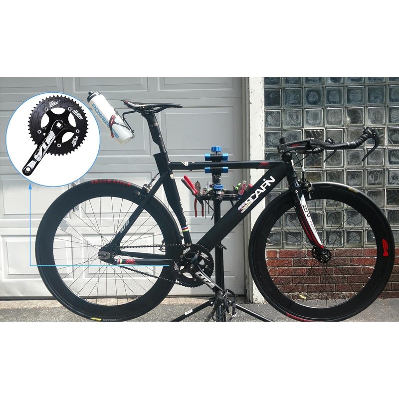 BESNIN Single Speed Bike Crankset 170mm 48T BCD Single Crank