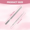 Long Steel Nail Files, Dual-Ended Toenail Lifter for Onychomycosis, Ingrown