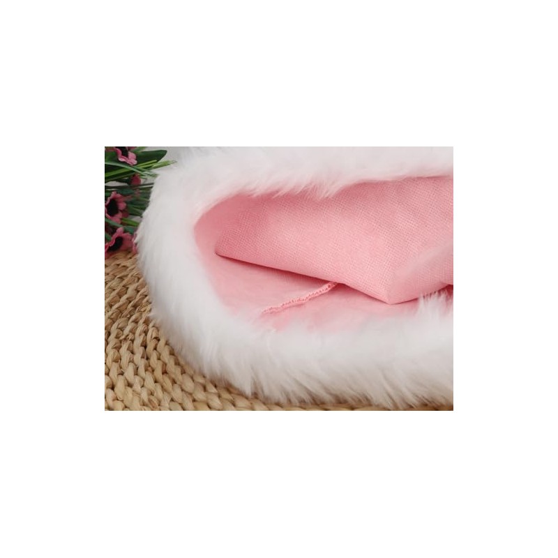 YYCRAFT Coral Santa Hat for Adults Unisex New Year Festive