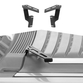 amayum fit for Chevy Silverado 2007-2013 Ditch Light Brackets LED Ditch Light Mount Front A-Pillar Headlight Brackets