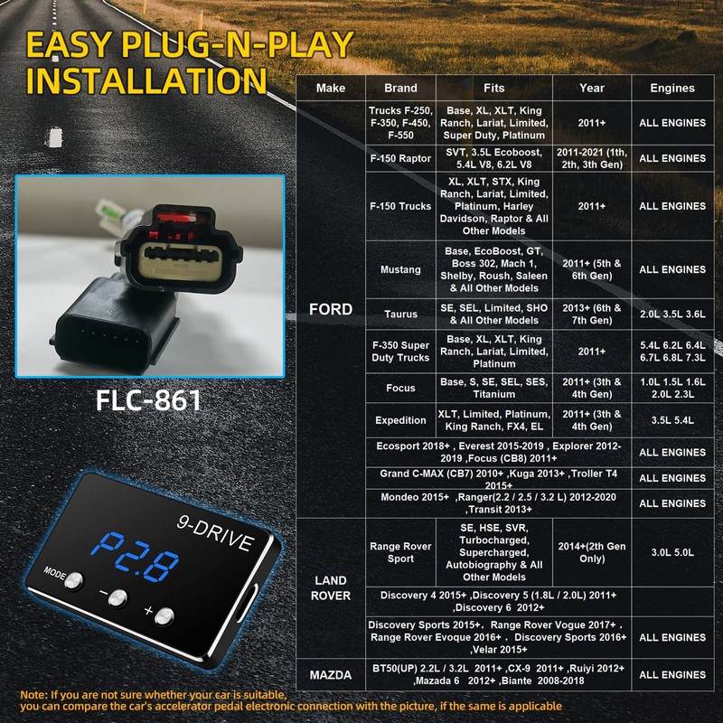 Throttle Response Controller 9 Drive Modes Smart Electronic Racing Accelerator