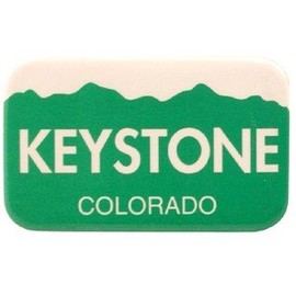 Gift House Keystone Colorado Metal Magnet (1.5"X3")