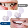 2 Pairs of Fake Teeth False Artificial Temporary Teeth Braces