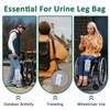 5 Pack 1000ml Leg Bag Urinary Drainage Bag with 18”