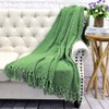 Casual Style Super Soft Plush Lightweight Tweed Knitted Throw Blanket