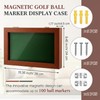 Silipull 40 Golf Ball Marker Display Case Full Magnetic Backing