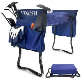 YDMSH Garden Kneeler and Seat Heavy Duty Gardening Bench Extra Wide,Gardening Stools and Seats for Seniors,Garden Bench for Kneeling and Sitting,Foldable Kneeling Bench