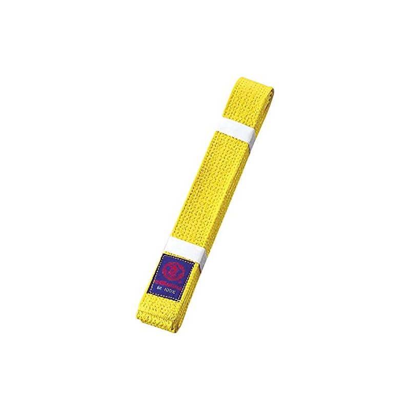 Kuzakura Karate Obi Color Belt for Karate Gowns JC5Y Yellow