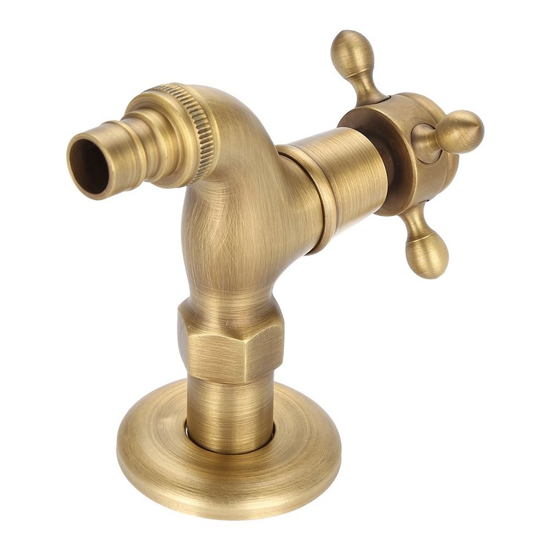 Bathroom Tap, Traditional Vintage Solid Brass Single Lever Tap for