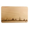 Paris Skyline Bread Board | Beech Breakfast Board | Wooden