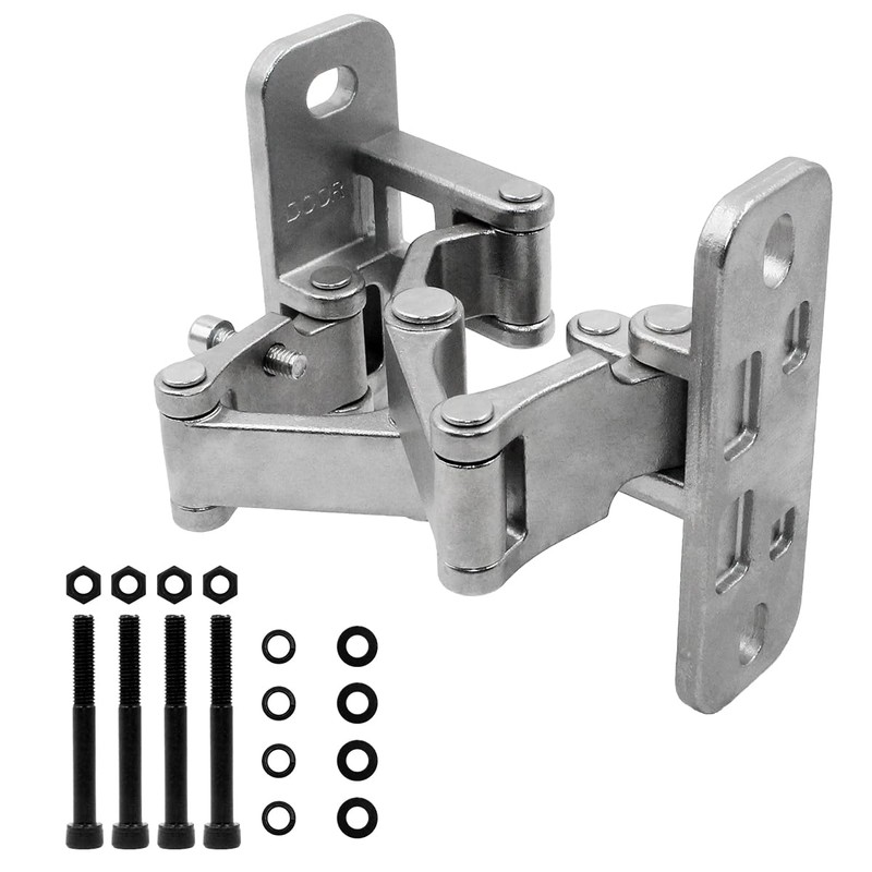Fence Gate Hinges，Heavy Duty Steel Frame Hinges,180 Degree Open,Weld onto