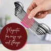 Magnetic Measuring Spoons Set of 9 Stainless Steel Dual-Sided Stackable