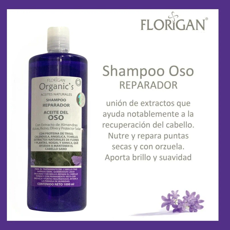 Shampoo Regenerador Emulación De Aceite De Oso