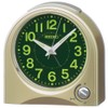 Seiko Clock Alarm Clock, Table Clock, Analog, Thin Gold Pearl,