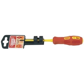 Draper Expert 69211 2.5 mm x 75 mm Fully Insulated Slotted Screwdriver , Blue