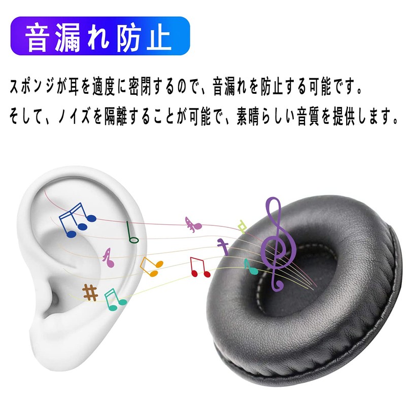65mm Headphone 6.5cm Ear Pad Ear Cushion Headphone Pad Replacement