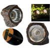 SunKite Solar Powered Rock Light, 4 Pack 10 LED Waterproof