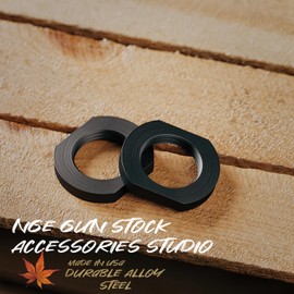 Jam Nut 1/2x28,5/8x24 Steel Black 5 Pack (1/2x28)