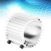 Black Silver Car Engine Oil Filter Cooler/Heat Sink Cover/Cap Aluminum
