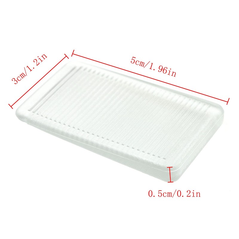 RLECS 8PCS Rubbery Clear Table Shims Door Shims Bookcase Shims