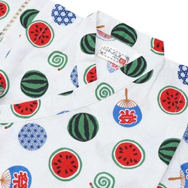 Angelic Nina R7 Jinbei Suit for Boys, 17. Watermelon (white), 130