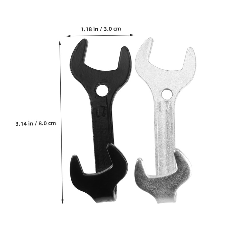 TEHAUX 16 pcs Wrench Shaped Multi Purpose Hanger for Bathroom