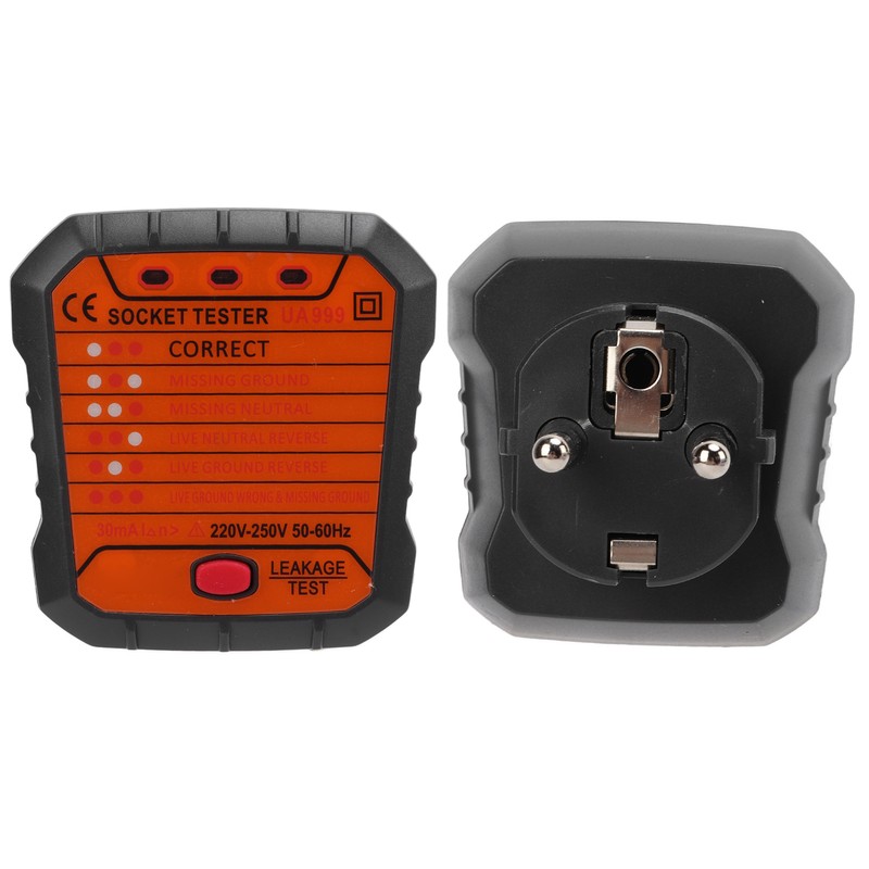 Socket Tester Multifunction Electric Socket Tester Mains Fault Checker Tool