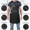 TICONN Heavy Duty Waxed Canvas Apron, 16oz Thick Canvas Multi-Function