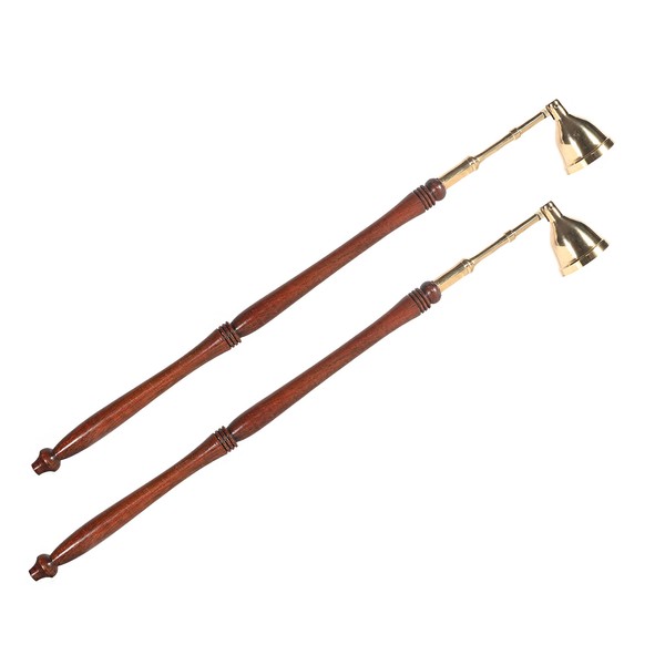 Incense Garden Candle Snuffer - 2 Pack - Brass Tip