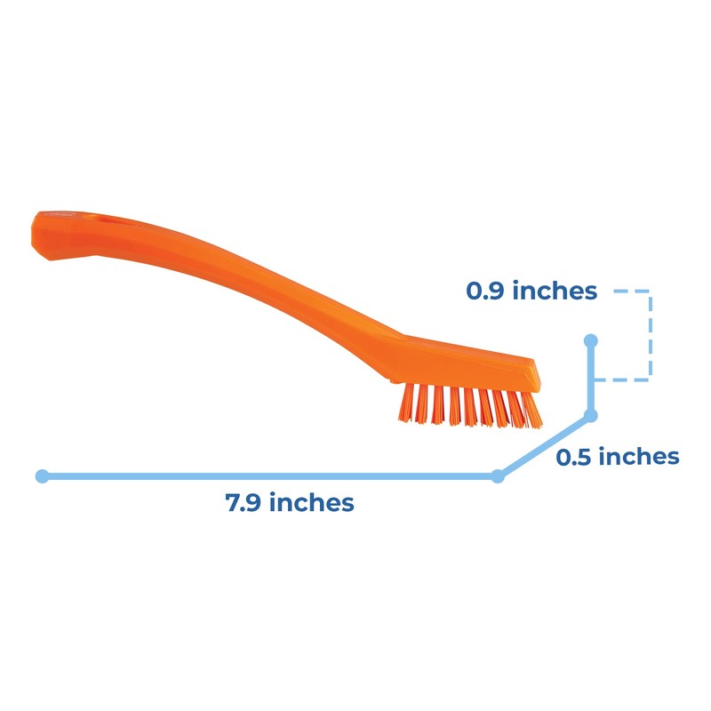 Vikan 4401 Detail Brush Polypropylene Orange