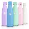 HoneyHolly Stainless Steel Water Bottle, 500 ml, BPA-Free, Thermos Flask,