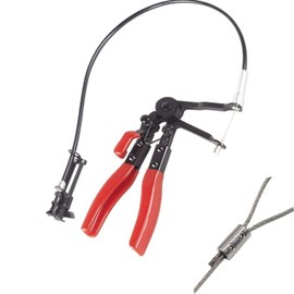 OTC Adjustable Cable-Type Hose Clamp Pliers - 24" Long Reach Locking Tool for Radiator, Fuel, and Water Hoses (18mm-54mm) - Durable and Reliable Design 4525