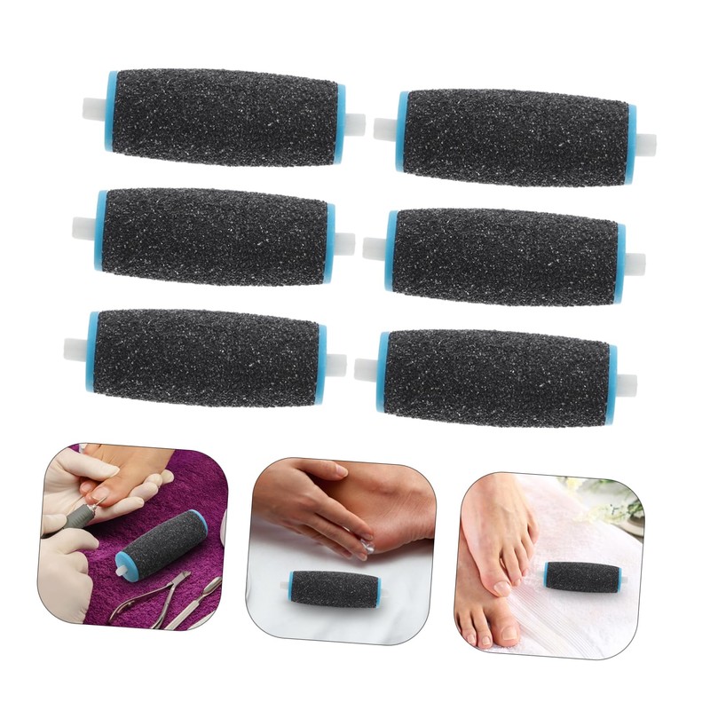 IWOWHERO Foot File Roller Head Part Tools Replacement Roller Refills