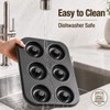 Donut Pan for Baking, 2 Pack 6-Cup Flower Shaped Doughnut